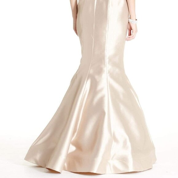 NWT Aspeed Design L1833 Satin Prom Dress Blue Size S - Picture 4 of 5